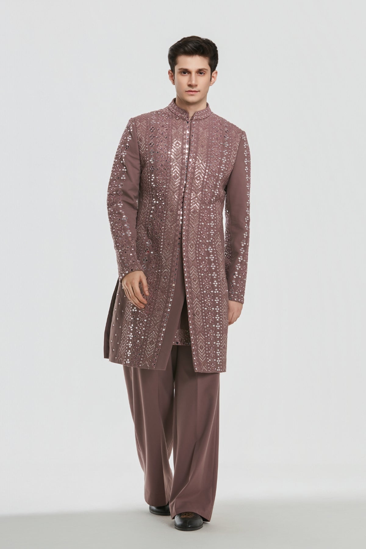 Shrine Iris Sherwani Set