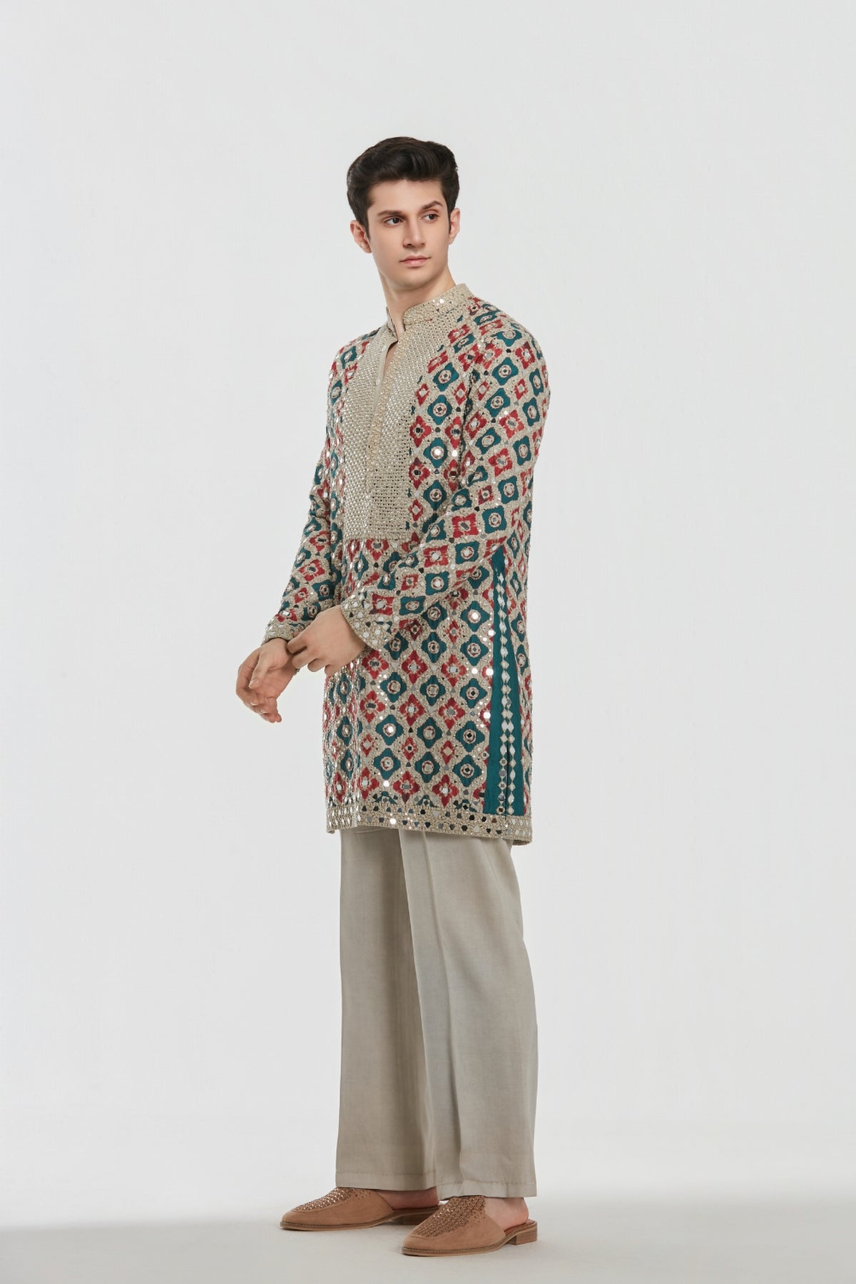 Shrine Multicoloured Kurta Set
