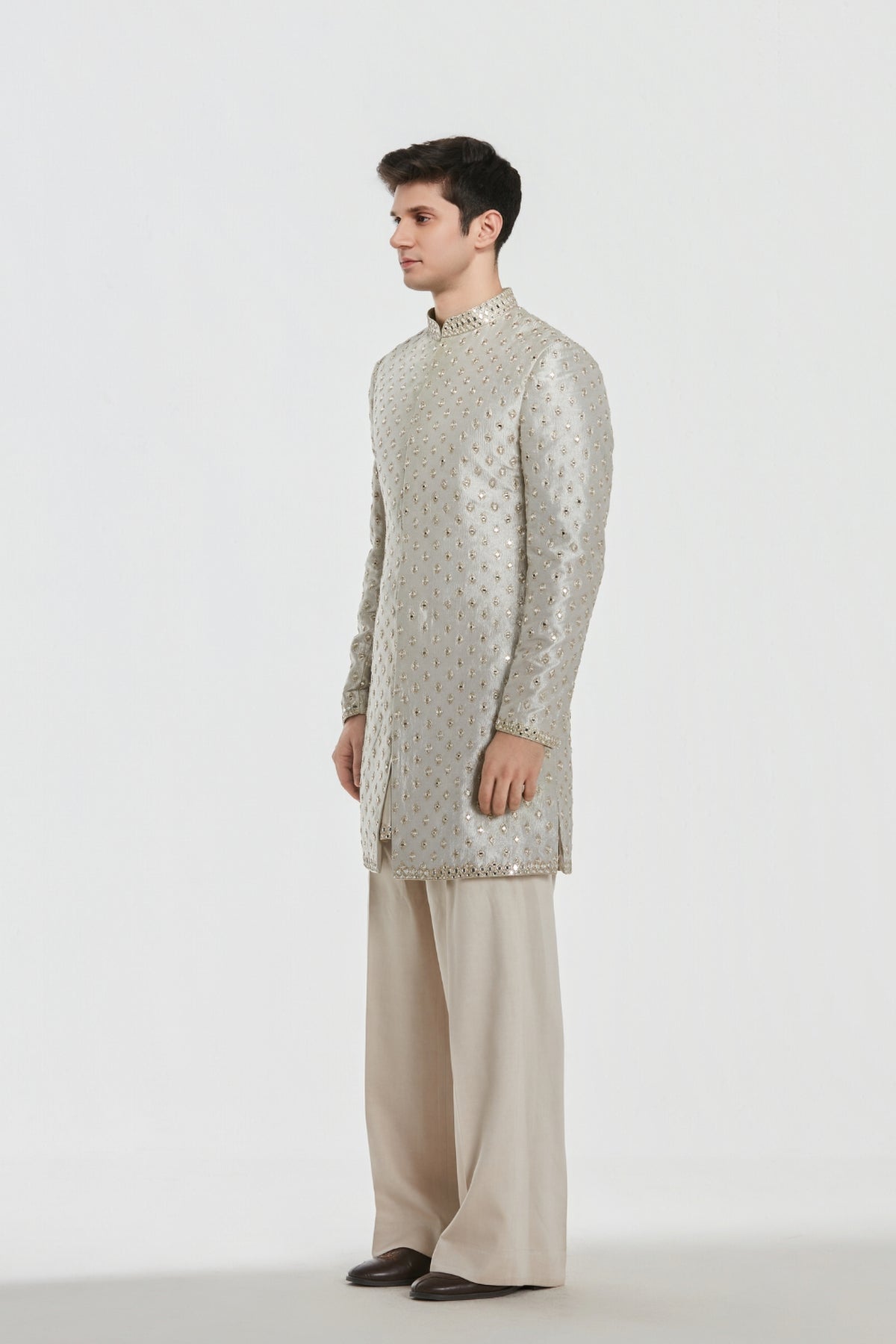 Shrine Opal Sherwani Set