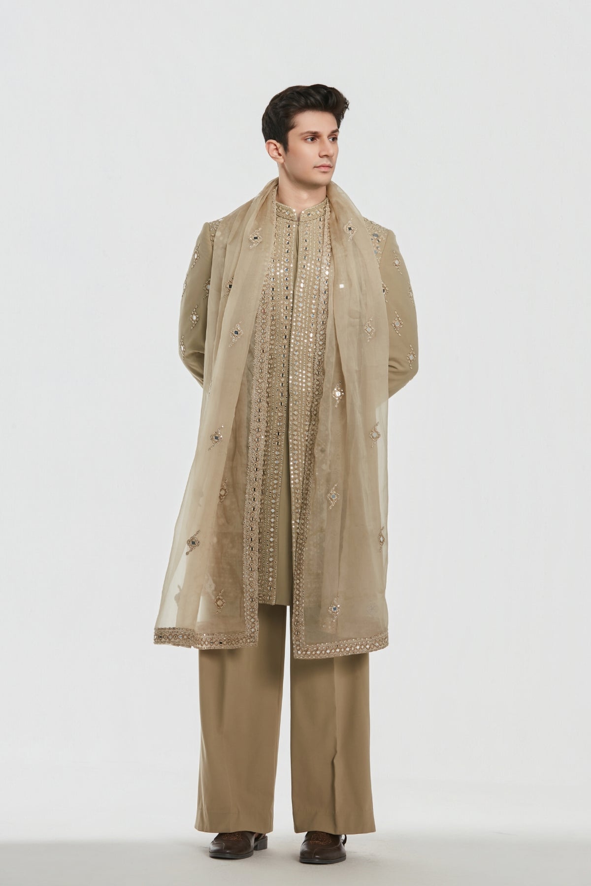 Shrine Mirage Sherwani Set