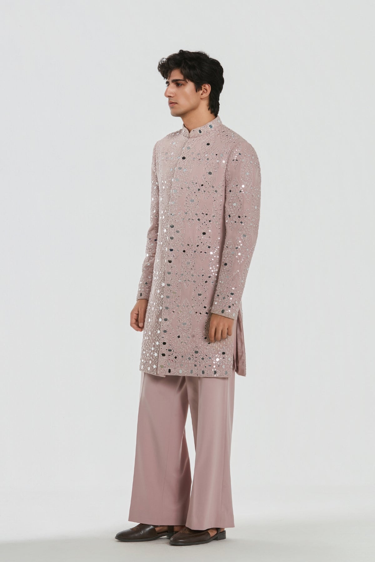 Shrine Cardinal Sherwani Set