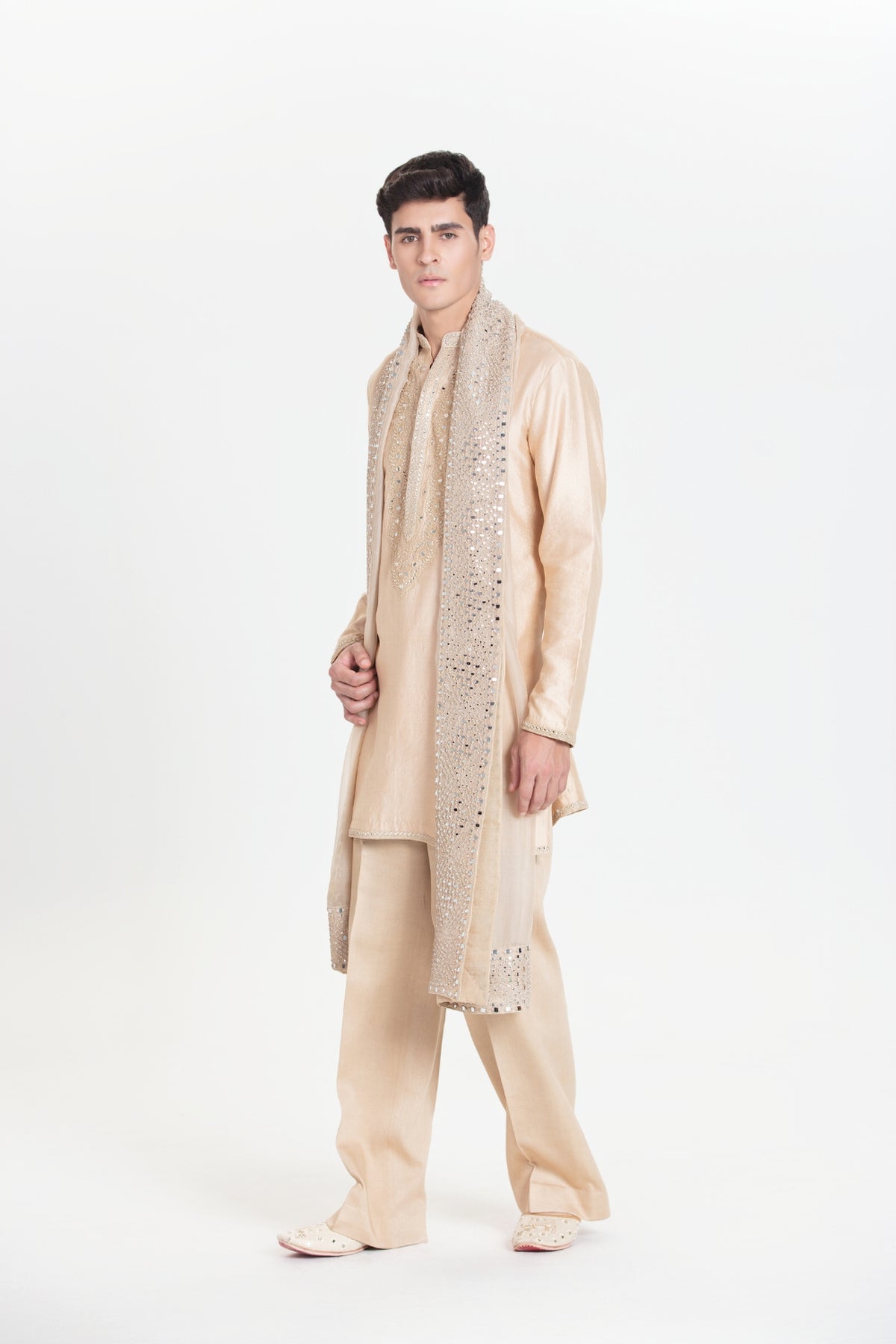 Beige Light Kurta Set