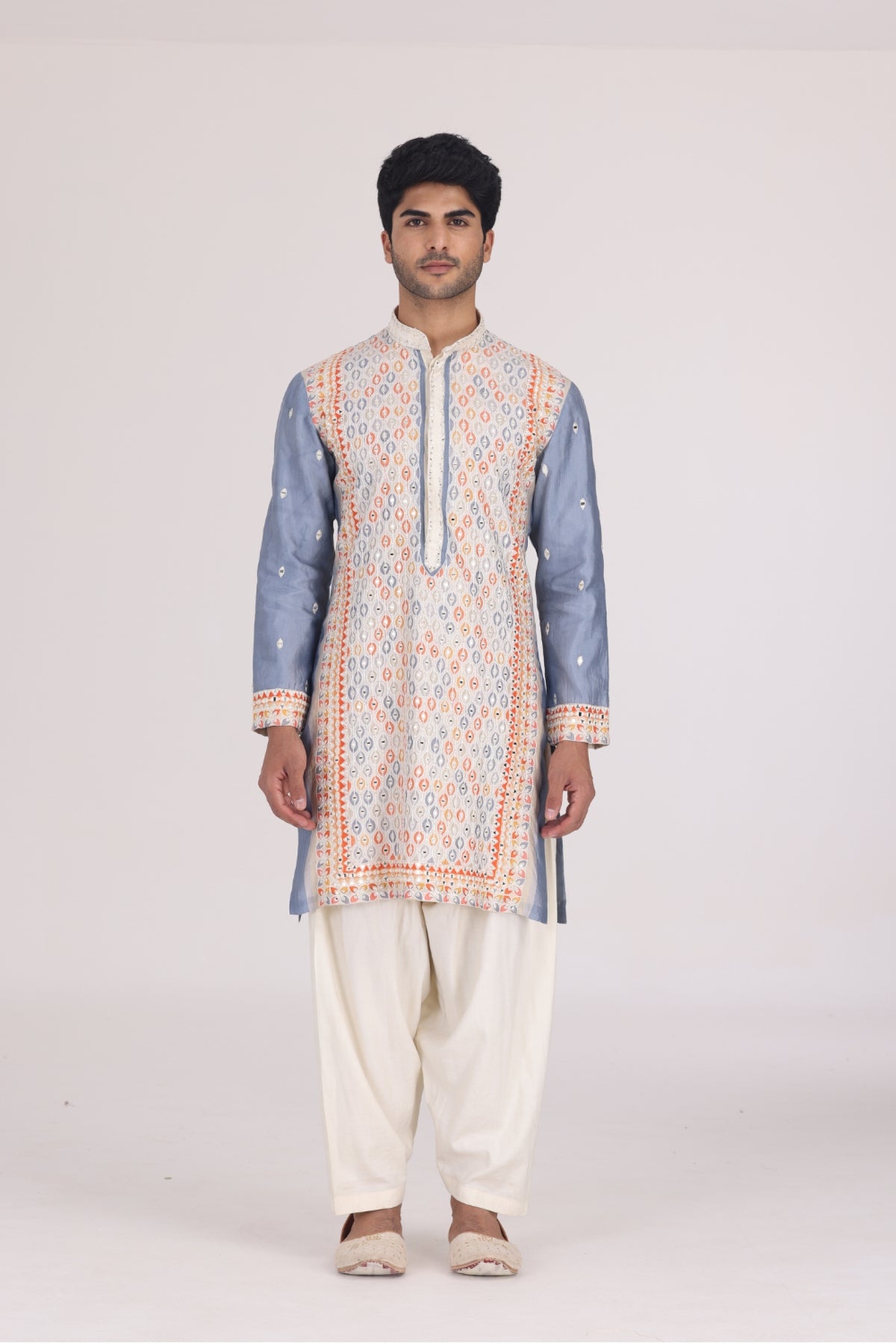 AQUA MULTICOLOUR KURTA