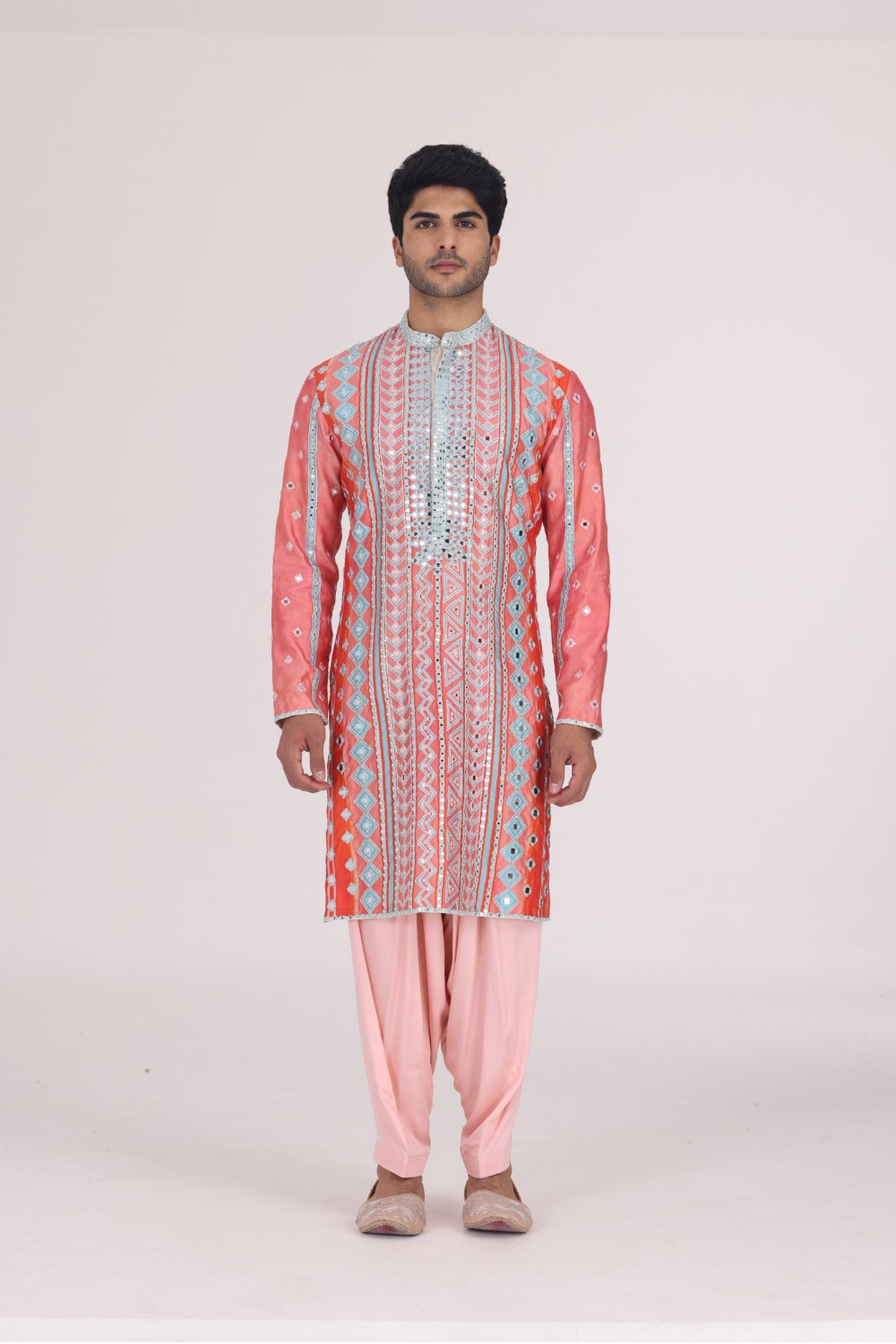 FIESTA AQUA PRINTED KURTA