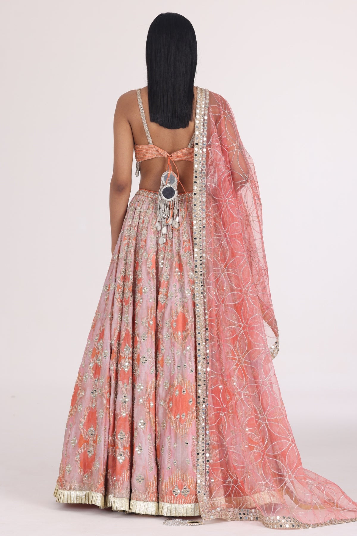 MUTED HUES PRINTED LEHENGA