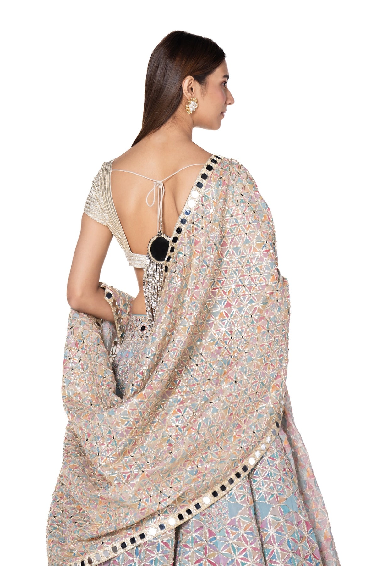 Printed lehenga set