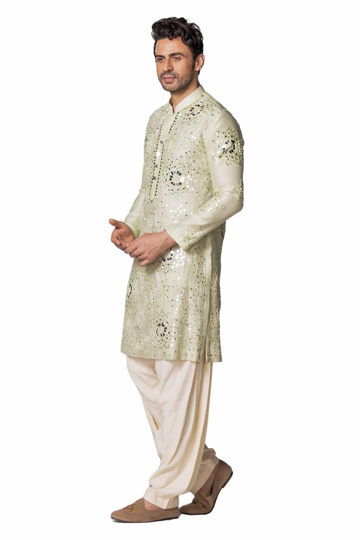 Mint green kurta