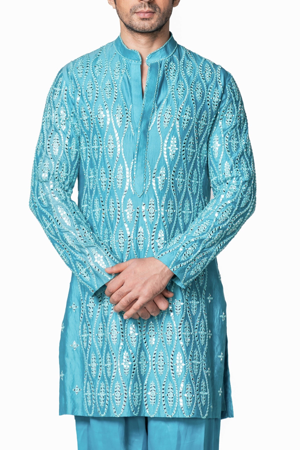 Turquoise blue kurta