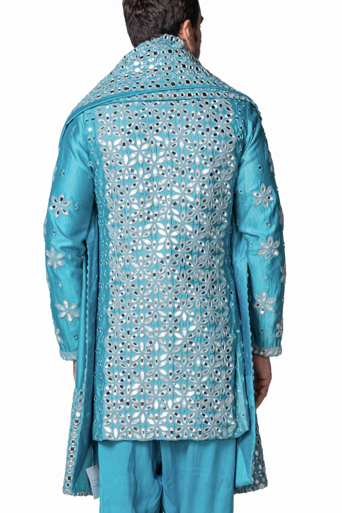 Turquoise blue kurta