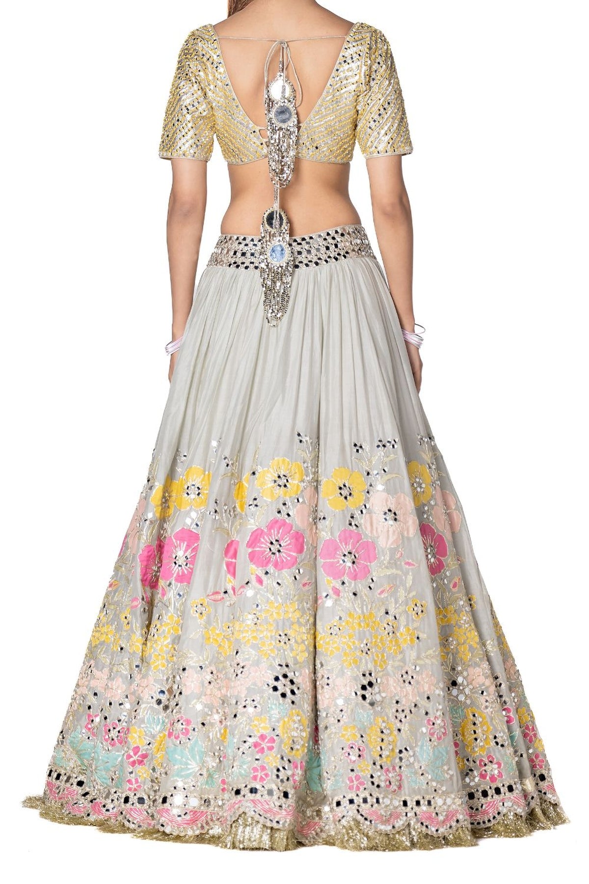 Pastel Patch Work Lehenga