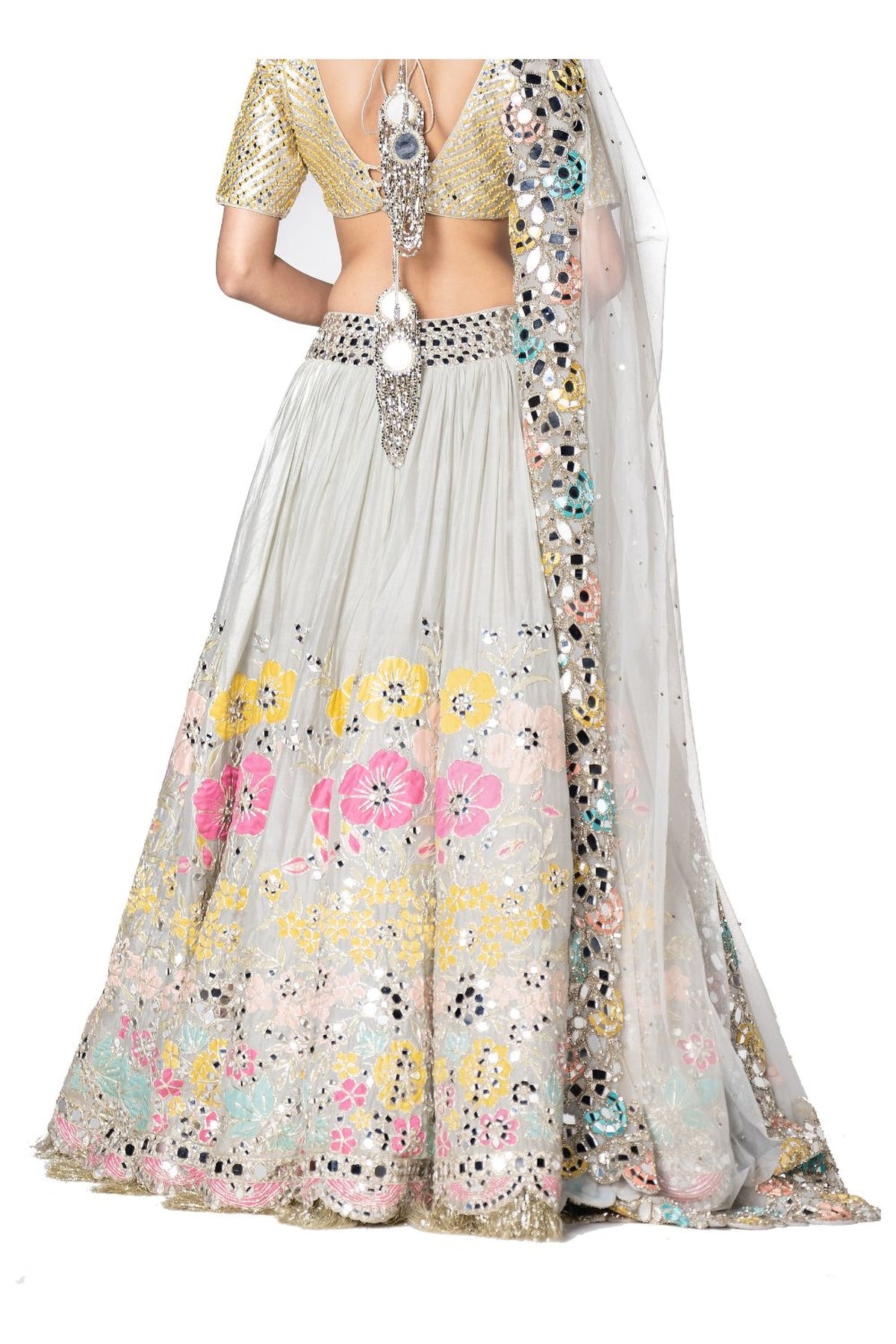 Pastel Patch Work Lehenga