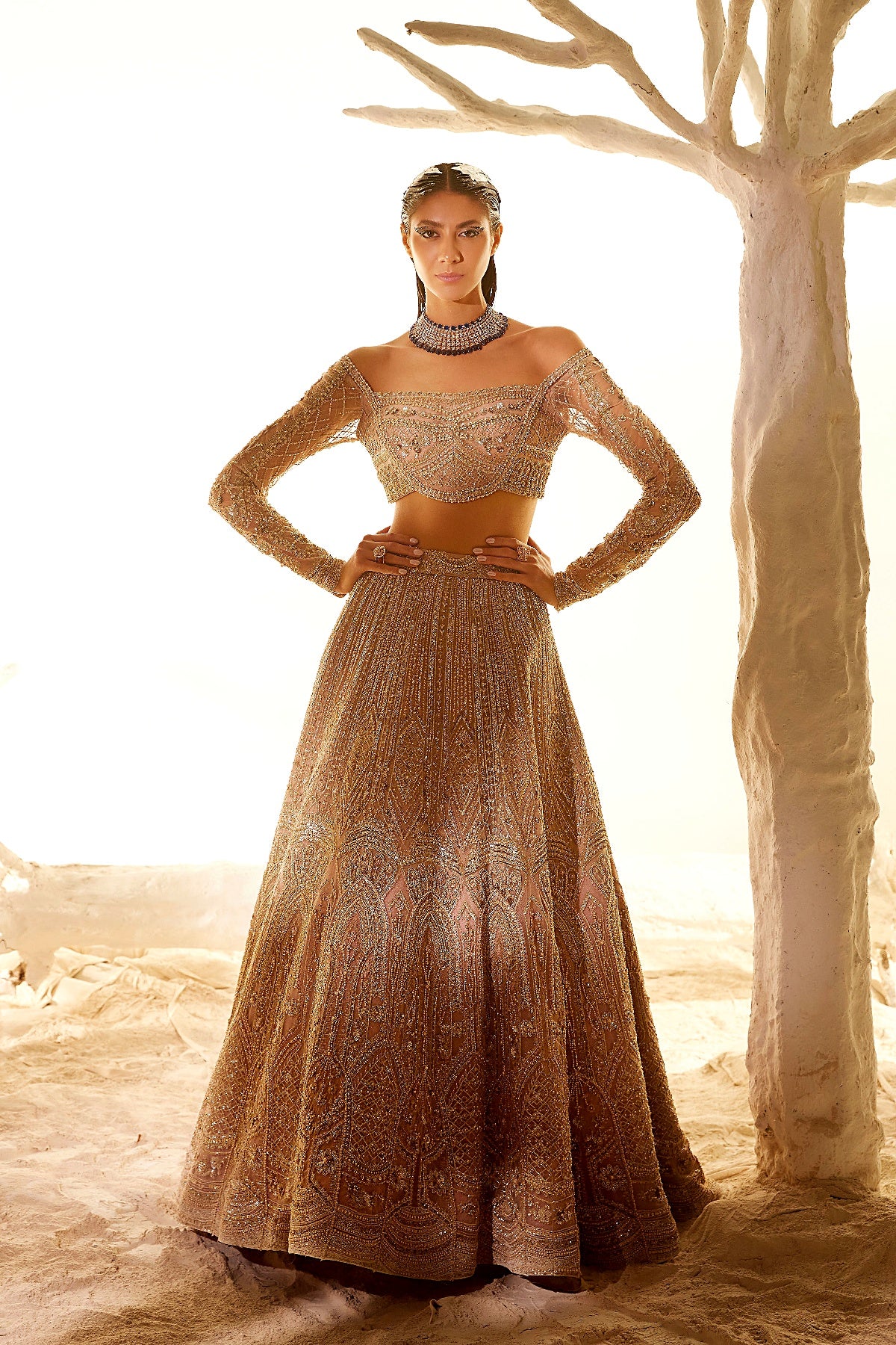 The Moor Arch Lehenga