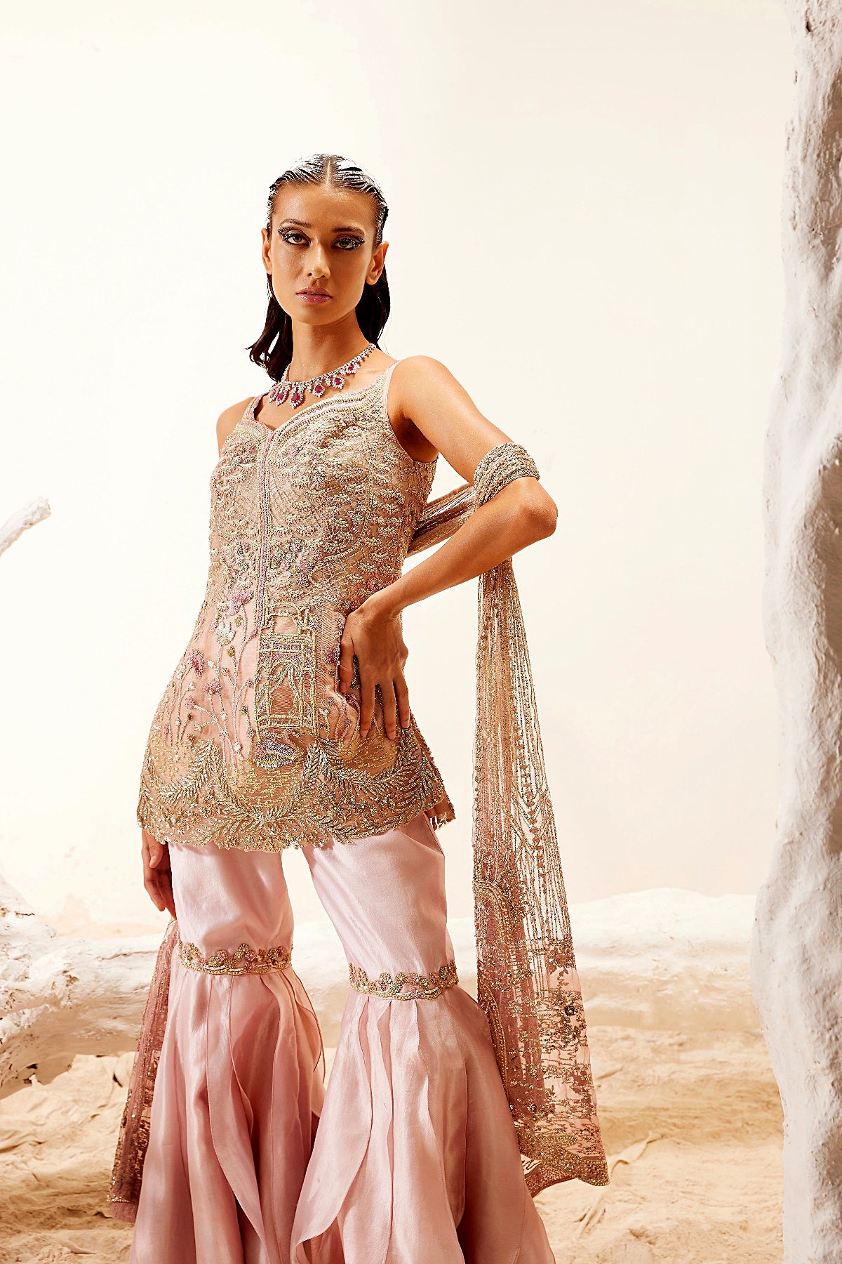 Lotus Pink sharara