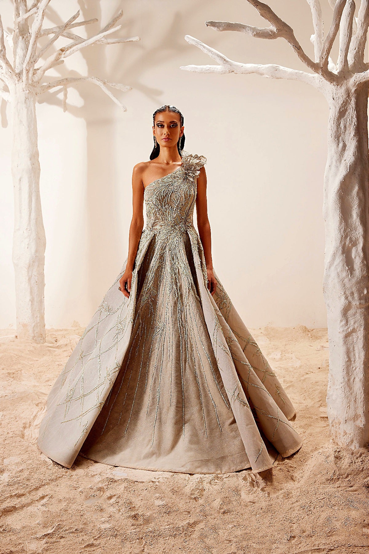 Bold Floral Gown