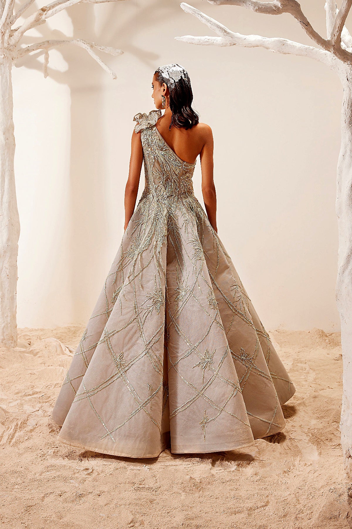 Bold Floral Gown