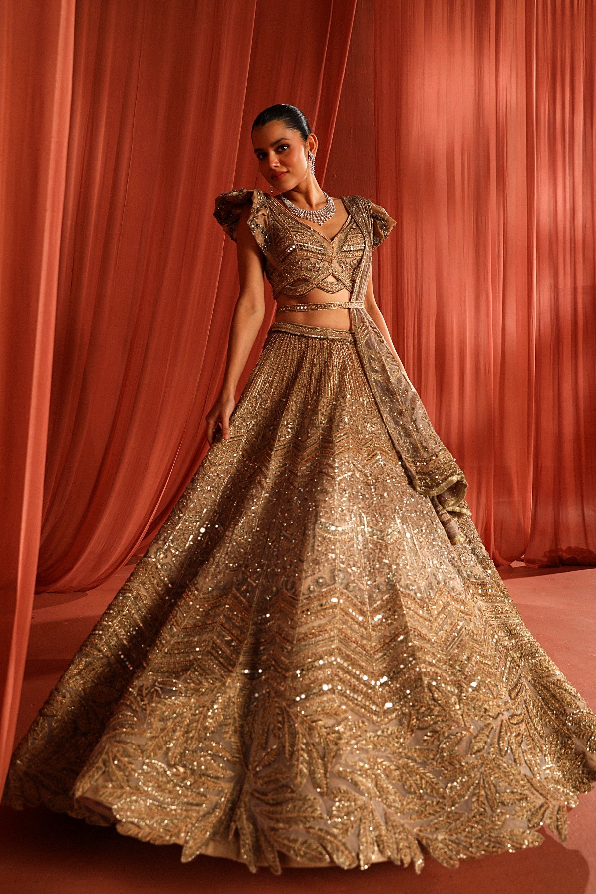 Golden Lehenga