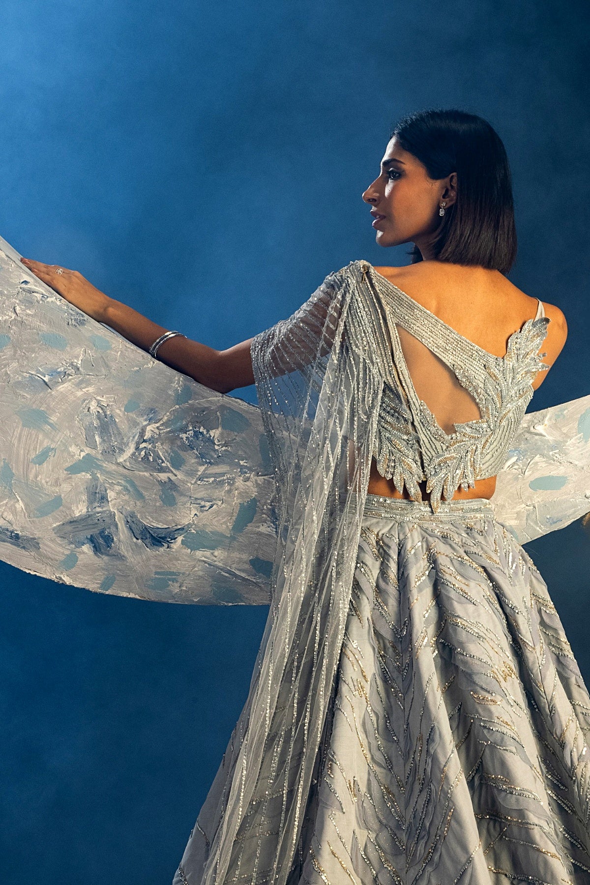 Powder Blue Sublime Grace Lehenga