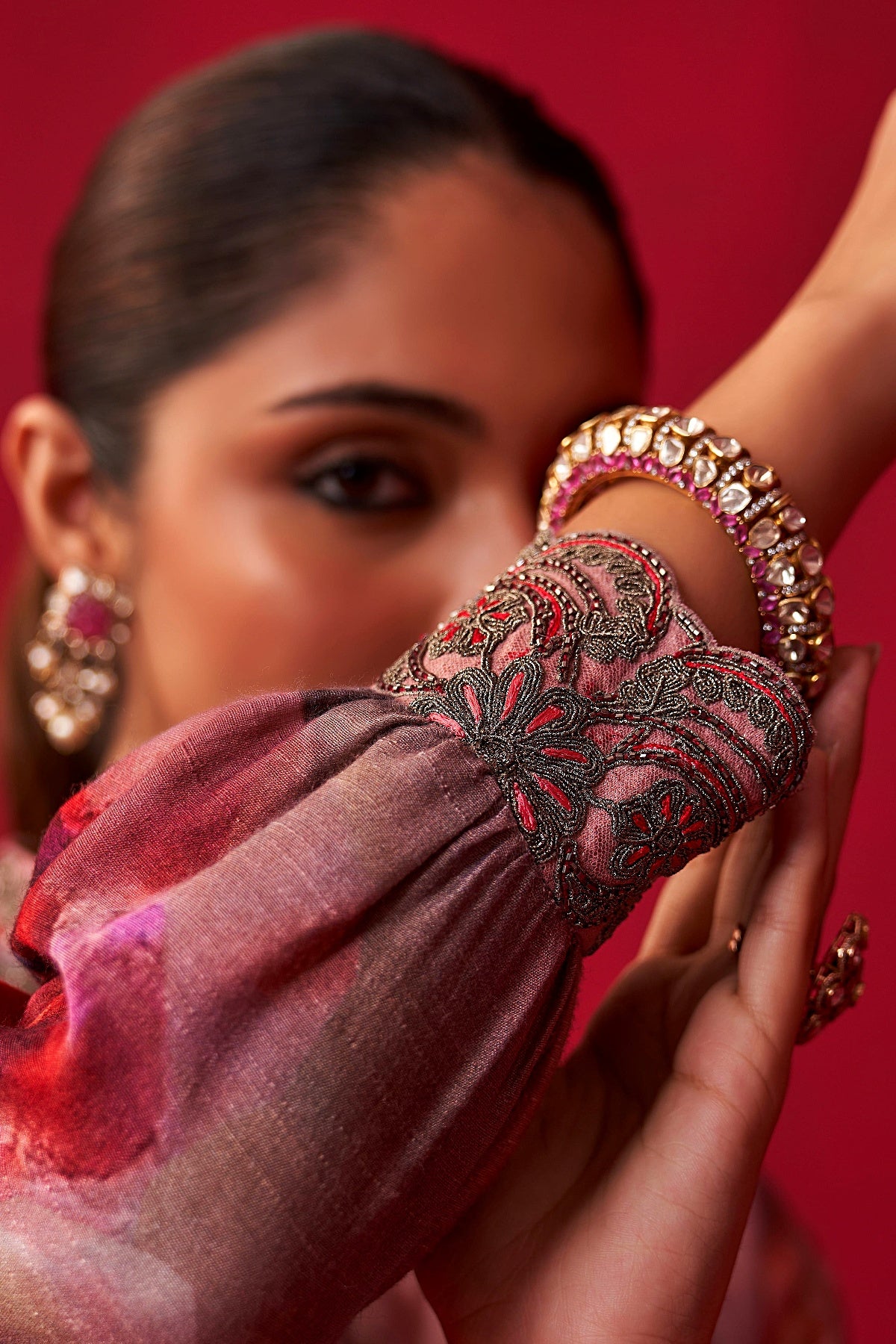 Metallic Bliss Shirt Style Tunic, and Dhoti Pants Set