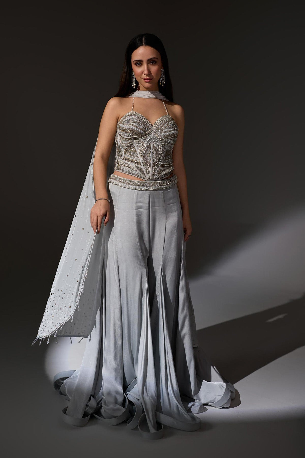 Agnes Corset Sharara set