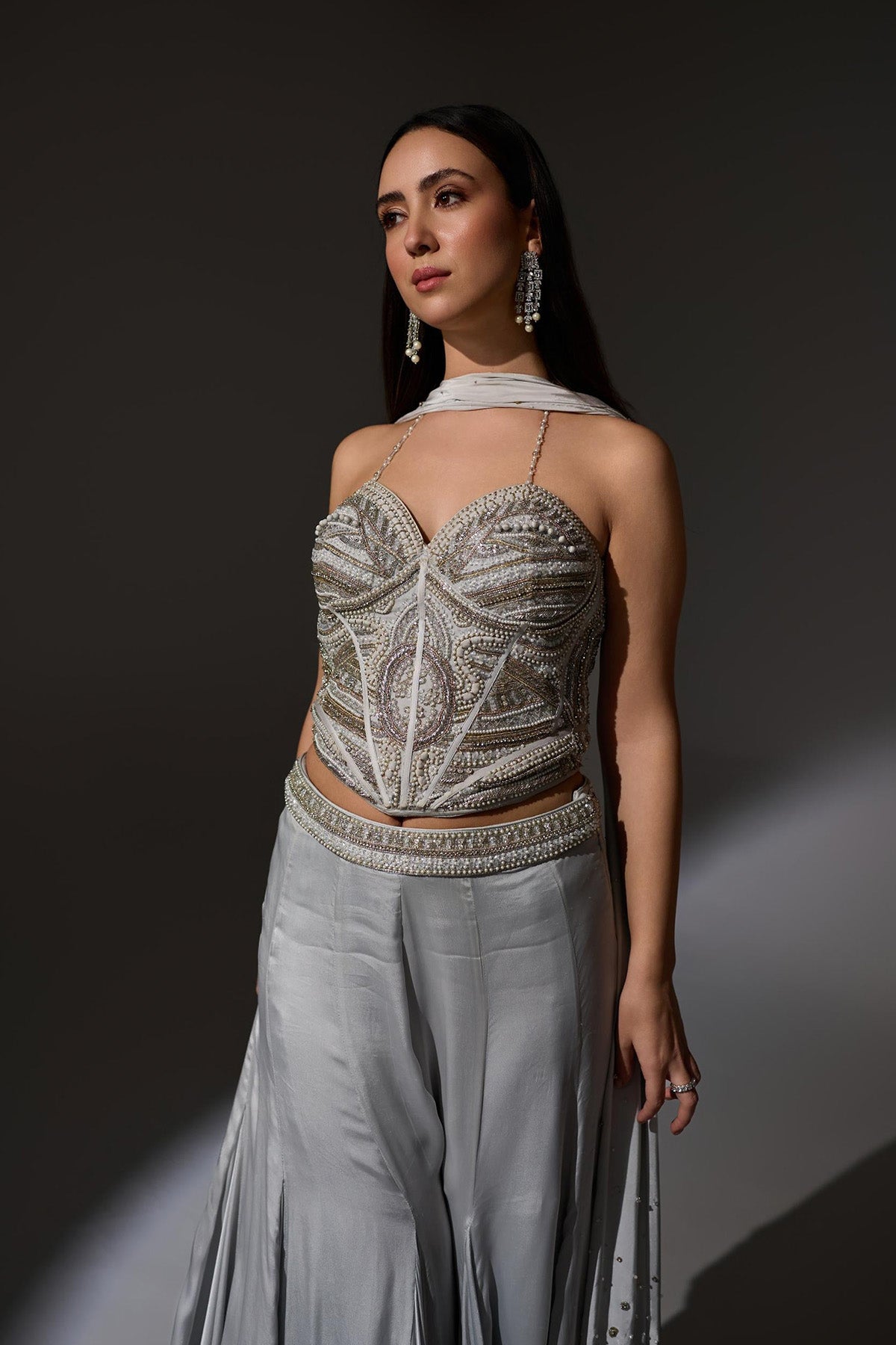 Agnes Corset Sharara set