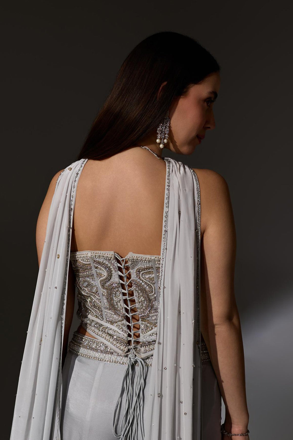 Agnes Corset Sharara set