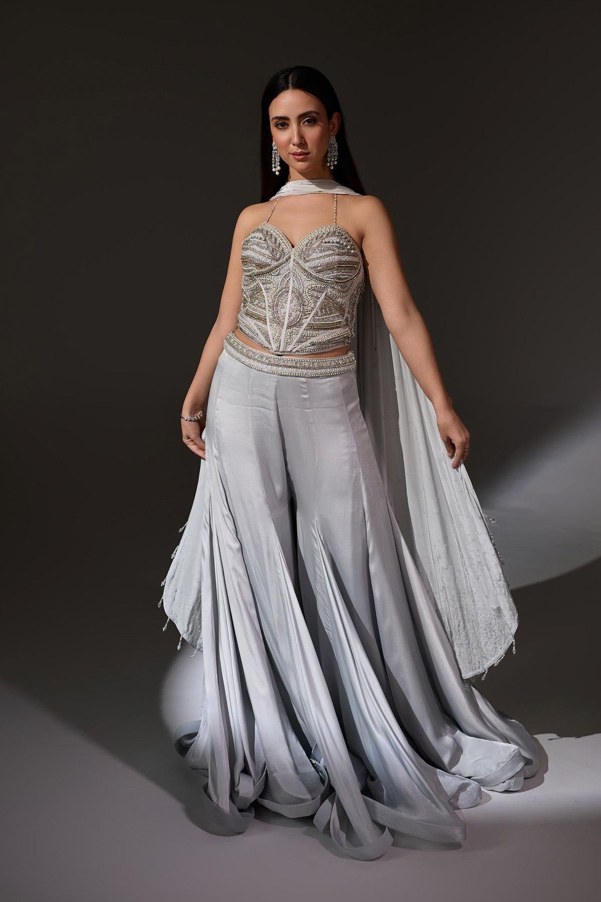 Agnes Corset Sharara set