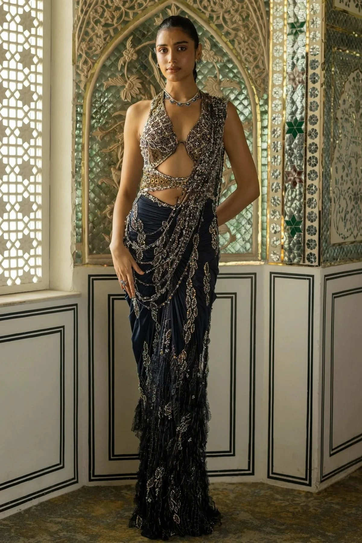 Ailiz Draped Saree