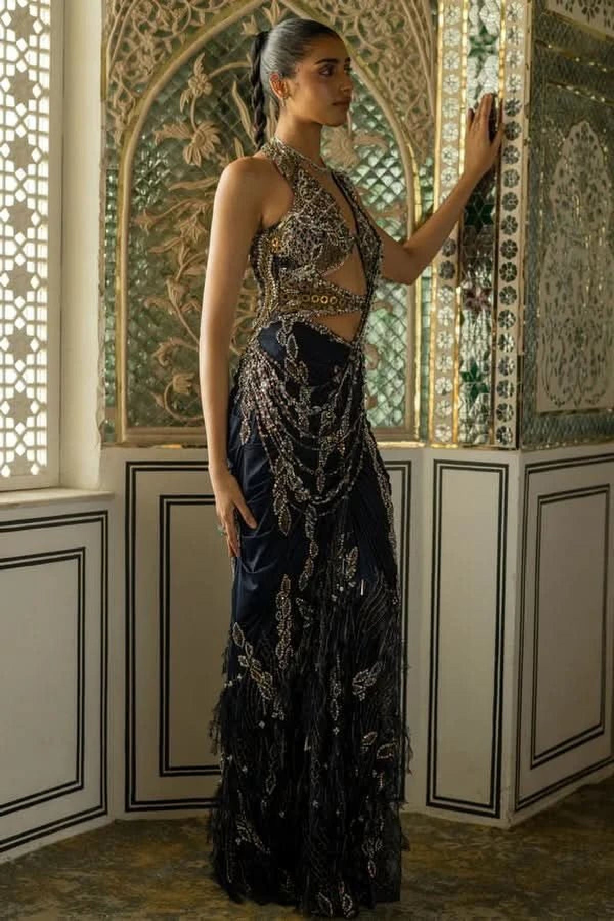 Ailiz Draped Saree
