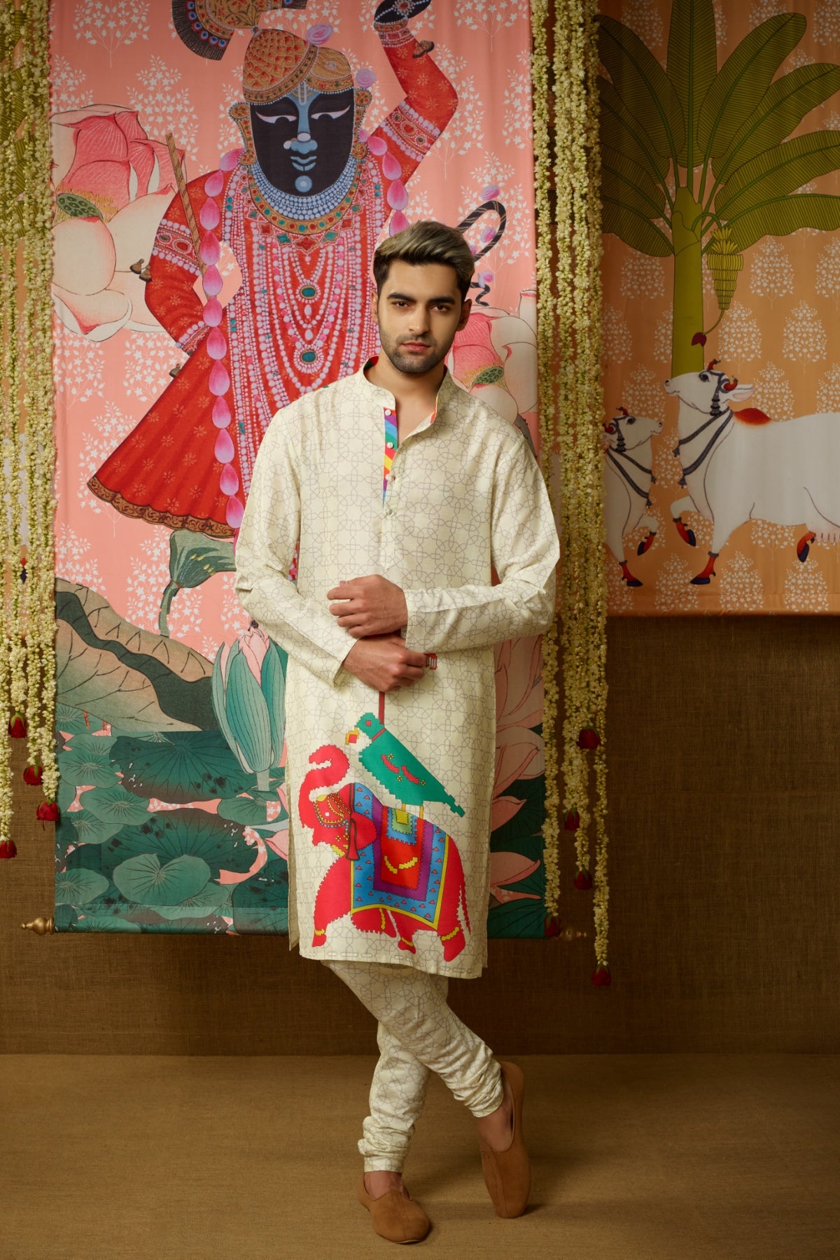 Airavat Kurta & Churidar Set