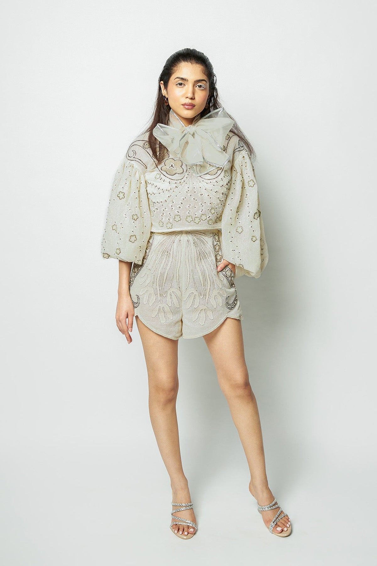 Intergrid - ivory mesh set