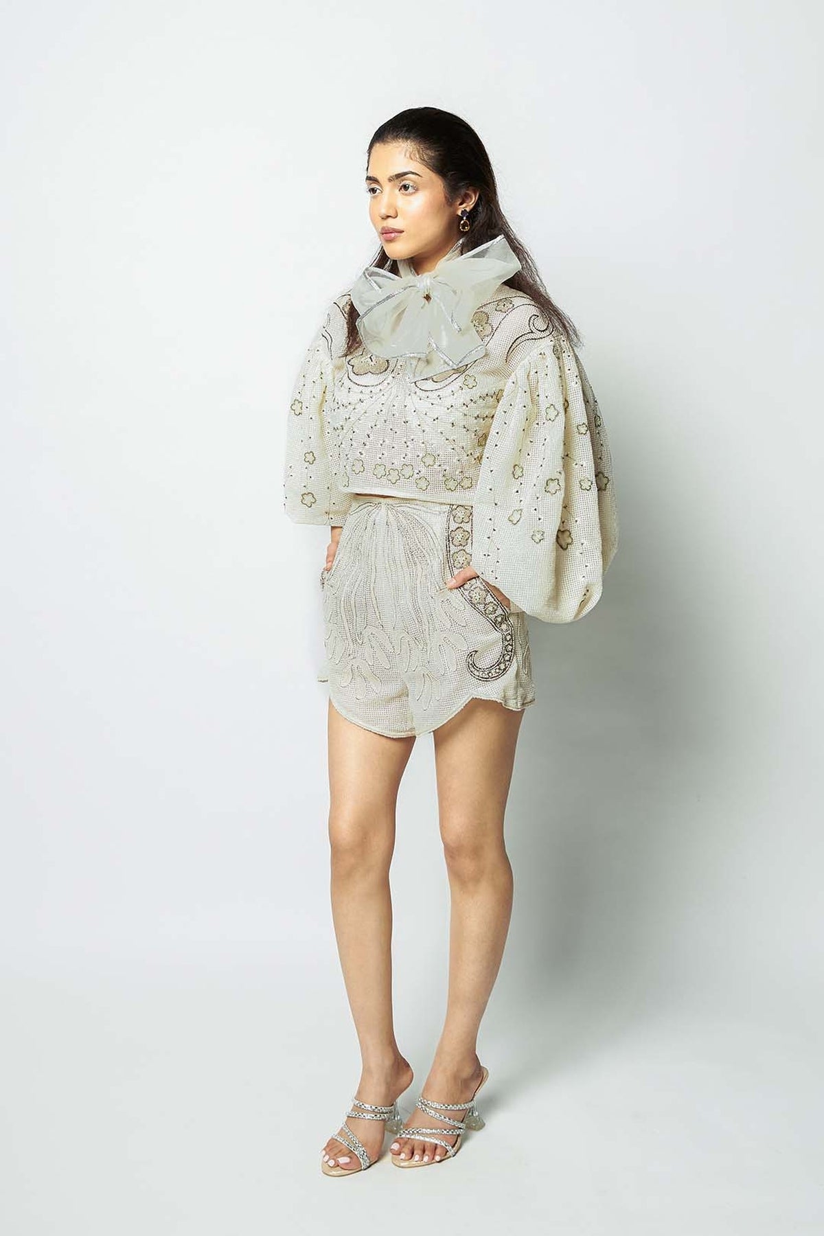 Intergrid - ivory mesh set