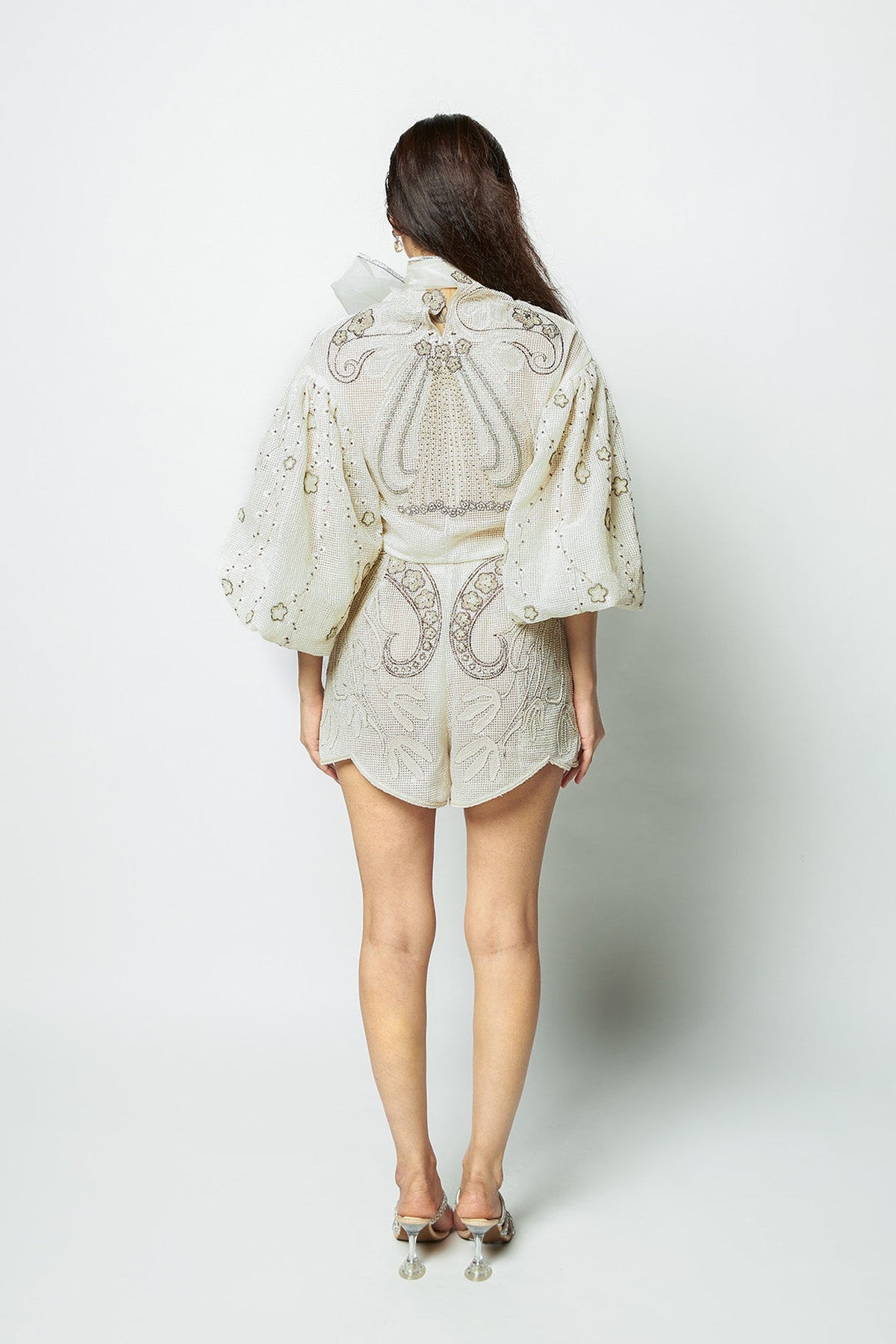Intergrid - ivory mesh set