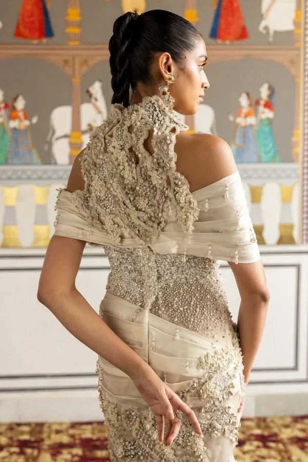 Aizlin Draped Gown