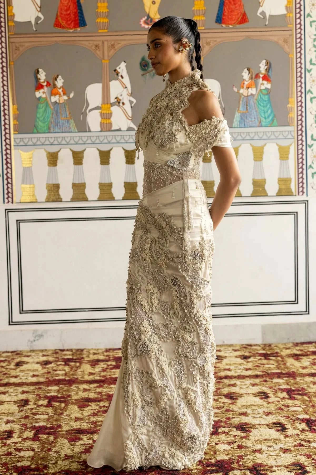 Aizlin Draped Gown
