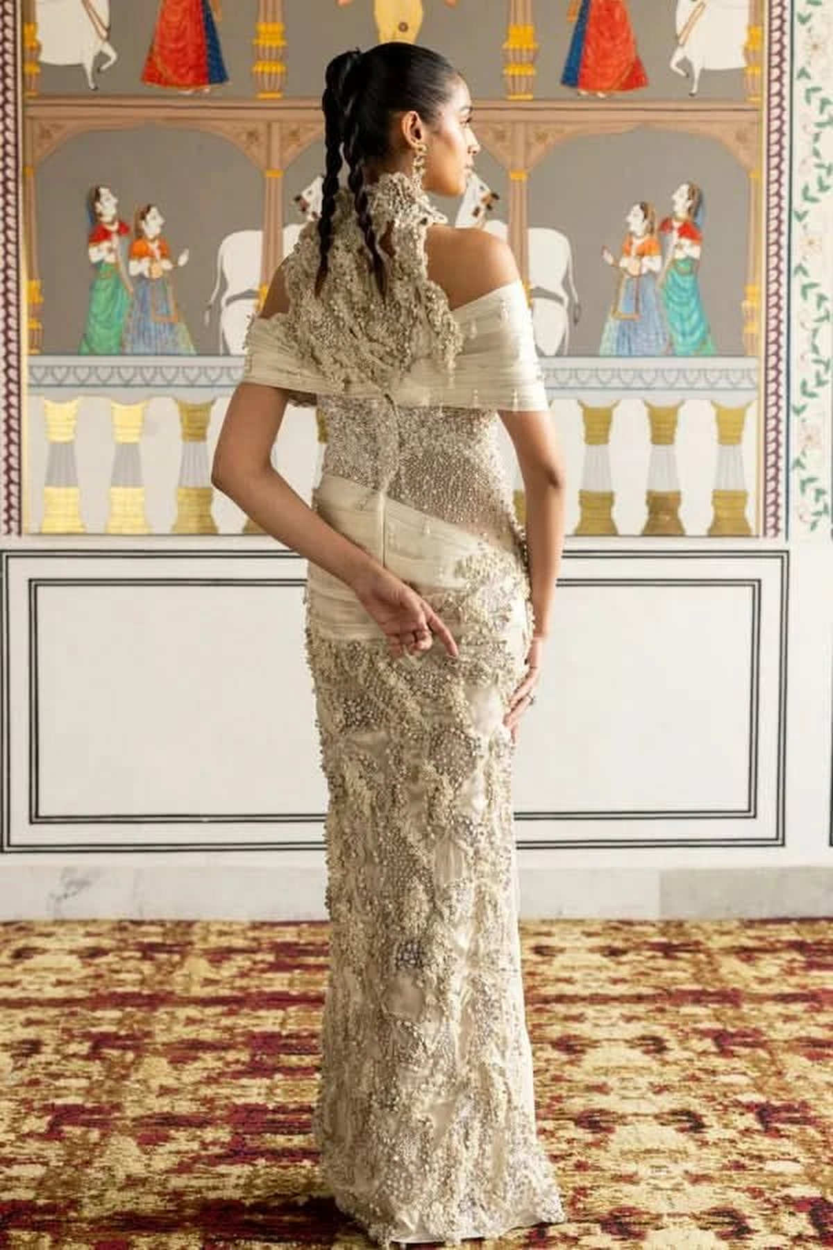 Aizlin Draped Gown