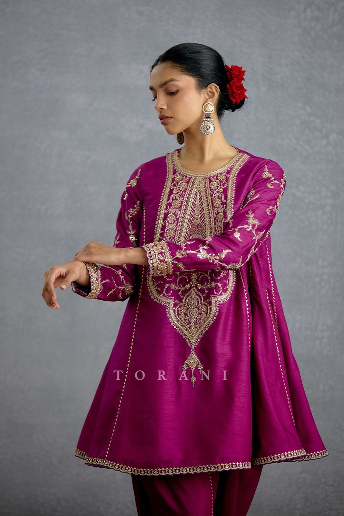 Anarshi Banafsha Kurta Set