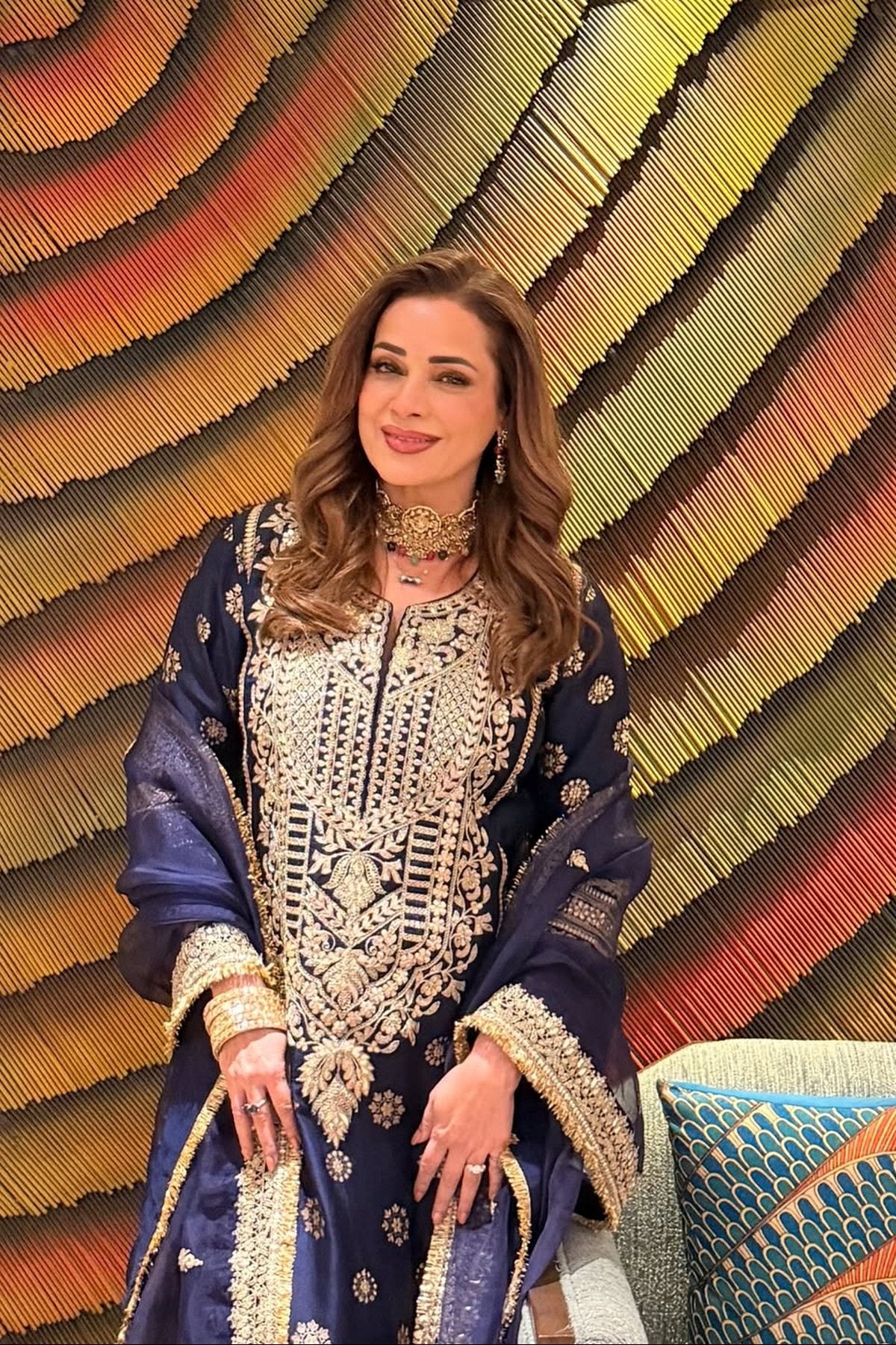 Badusha Palazo Set - Neelam Kothari