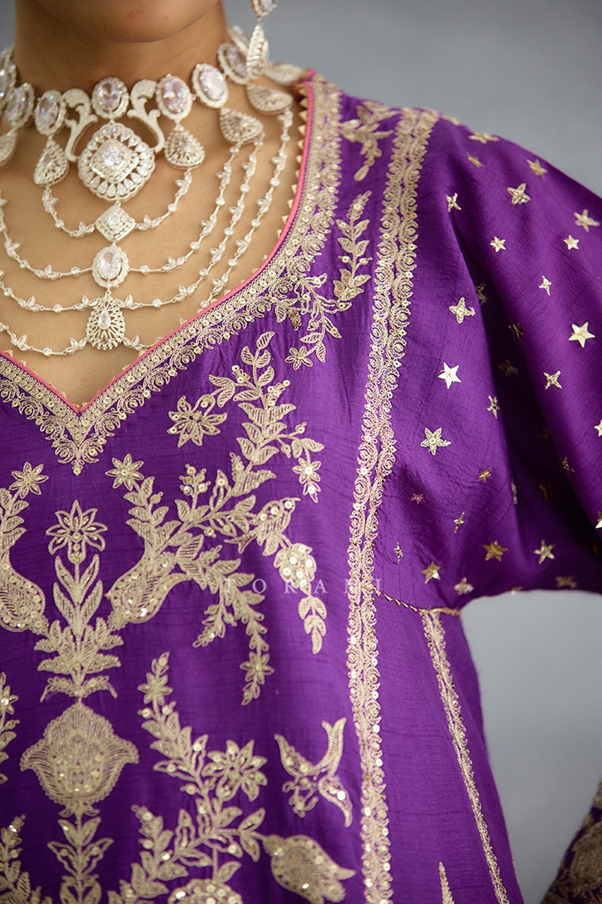 Banafsha Aqeela Kurta Set