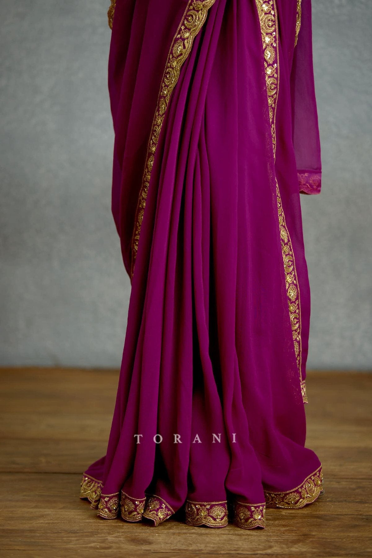 Banafsha Pranitha Saree Set â€“ Bordered