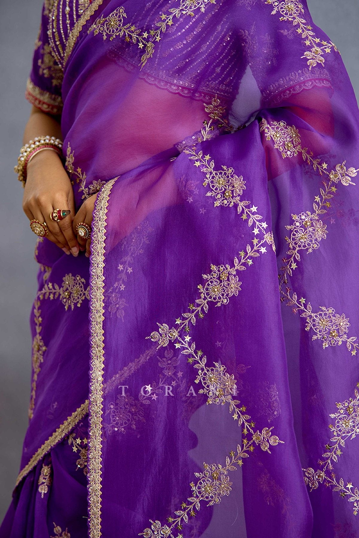 Banafsha Zareen Kinaar Saree