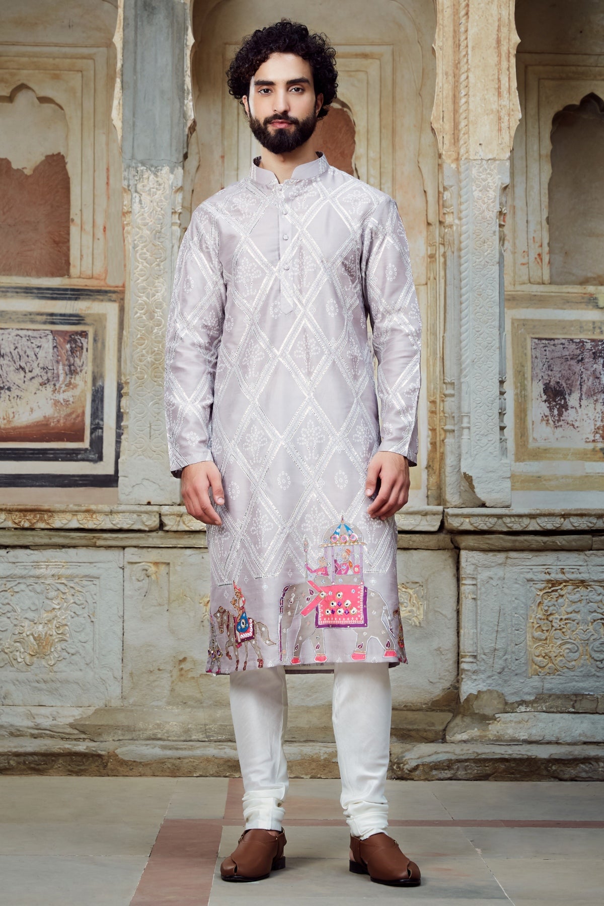Baraat Kurta and Churidar Set