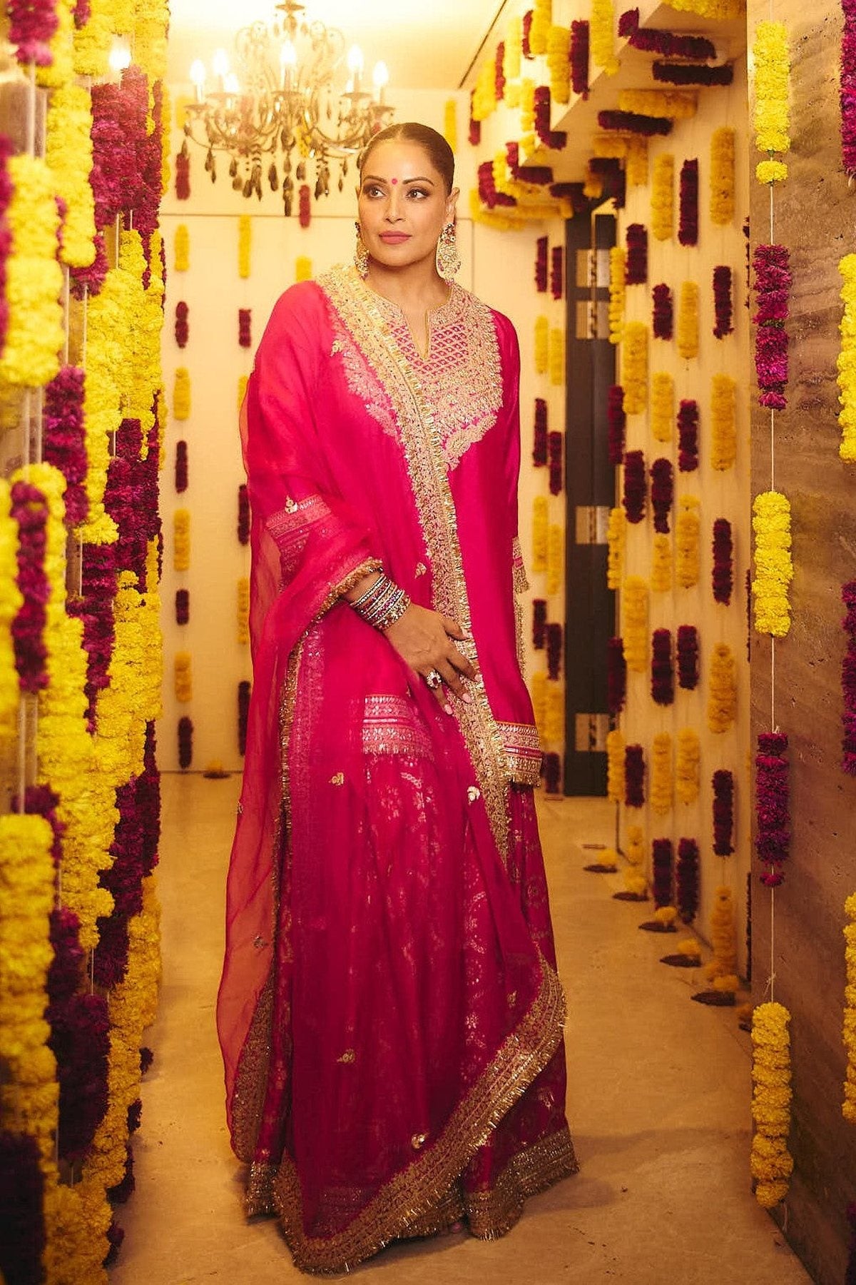 Bipasha Basu in Shahida Sharara Set