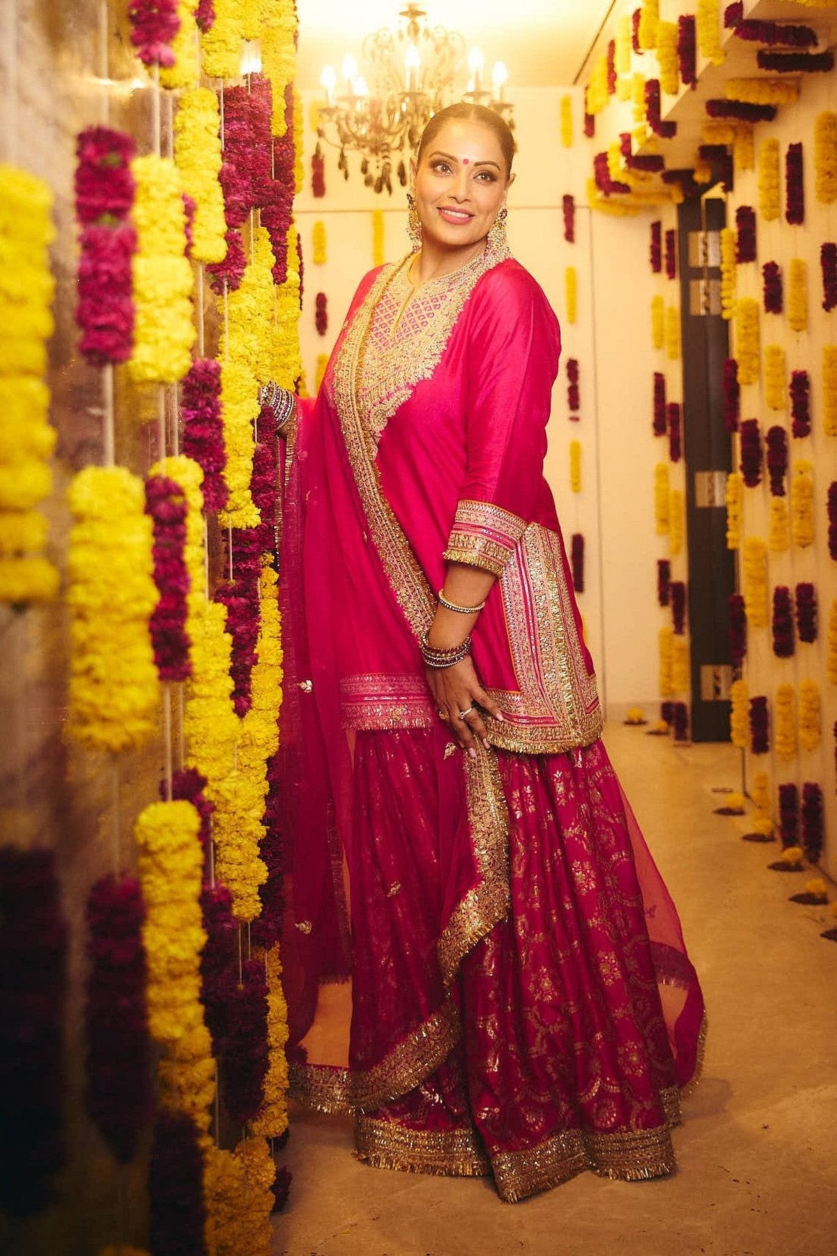 Bipasha Basu in Shahida Sharara Set