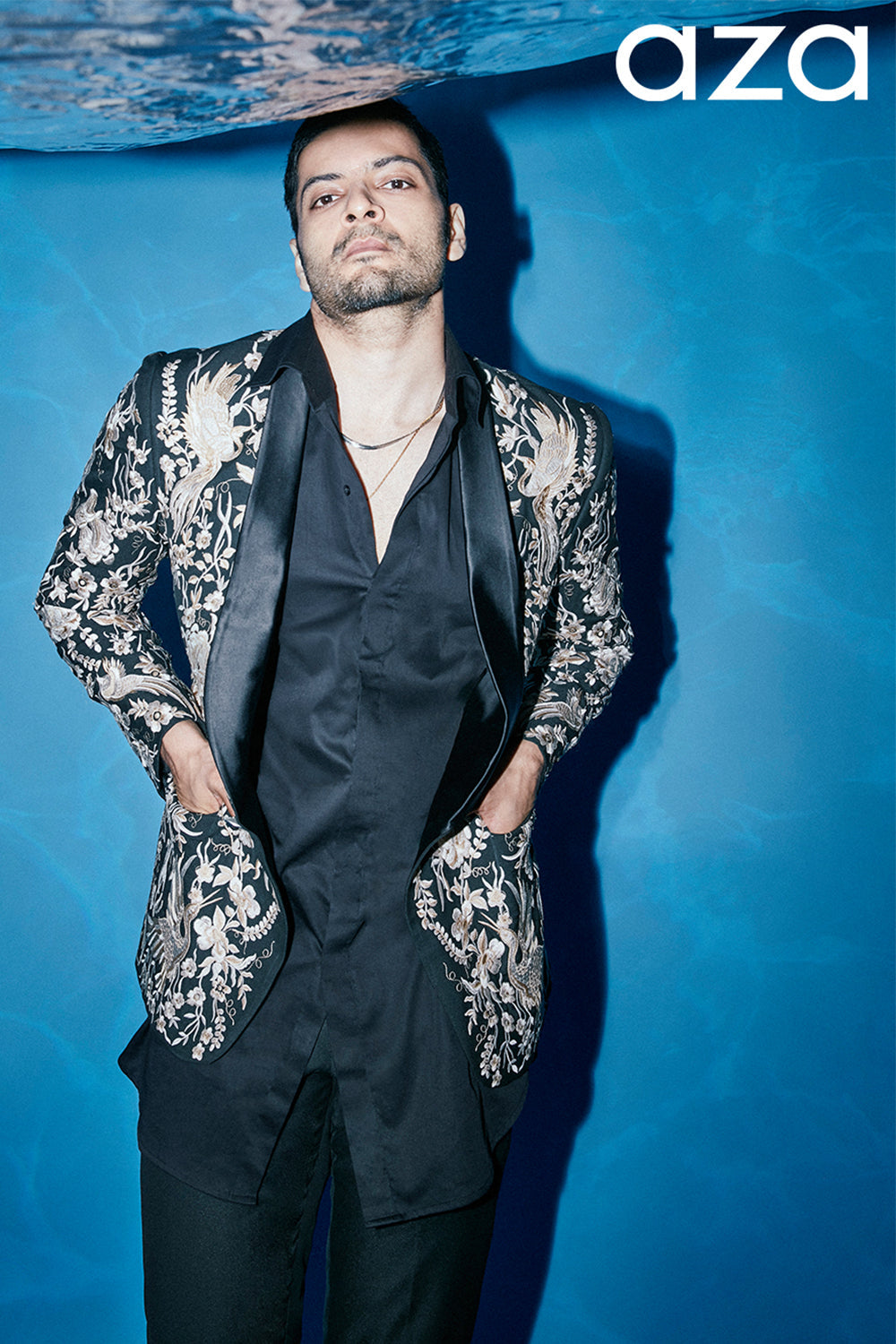 Ali Fazal in Shawl Lapel Tuxedo Set