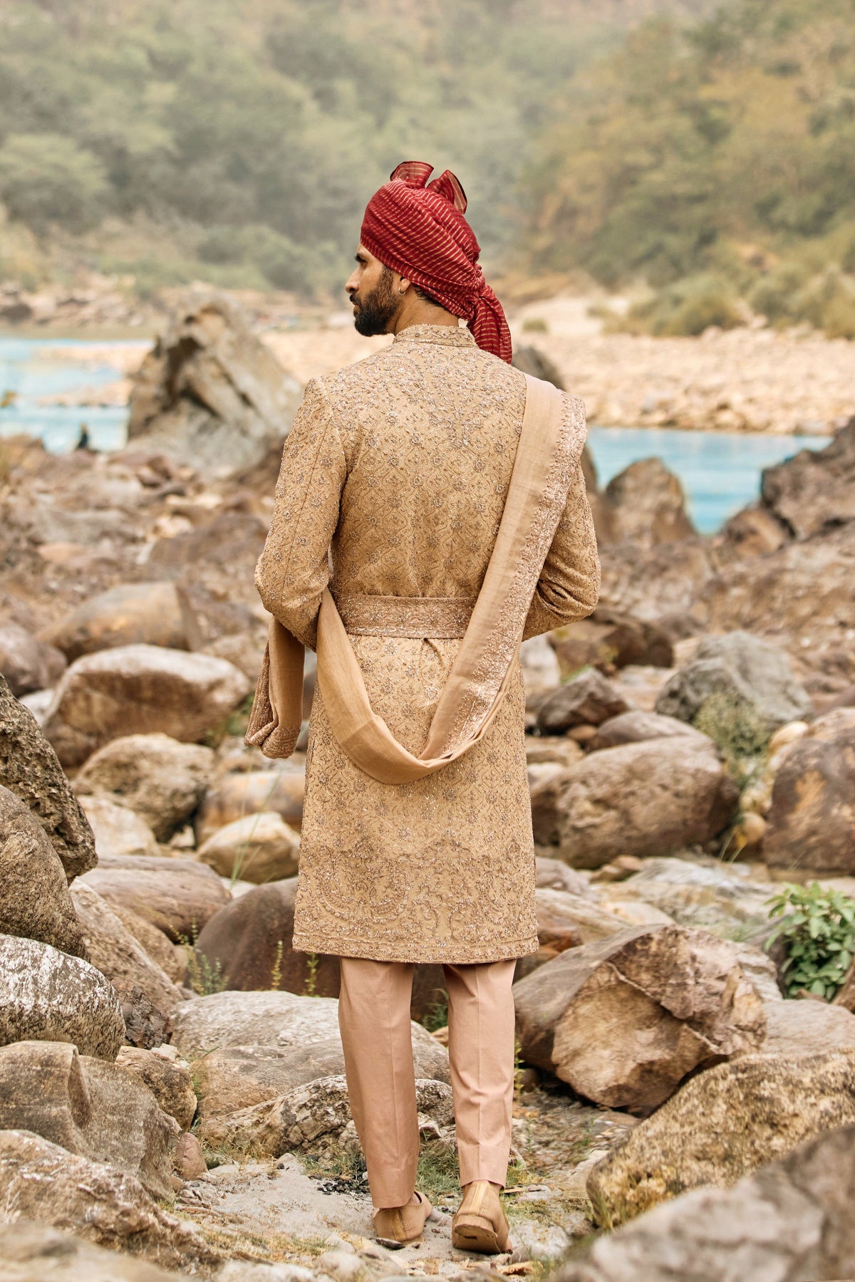 Imperial Bronze Sherwani Set