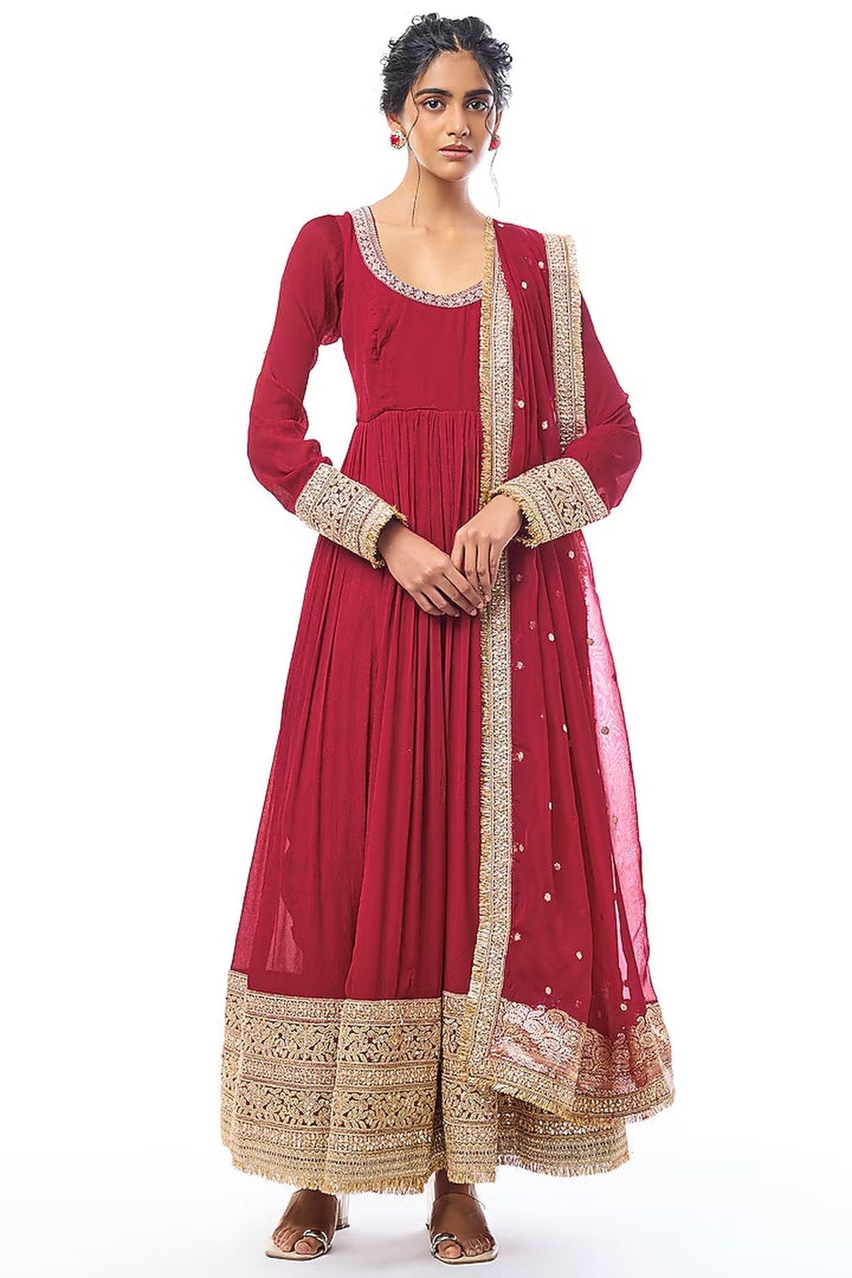 Chitrangada Anarkali Set