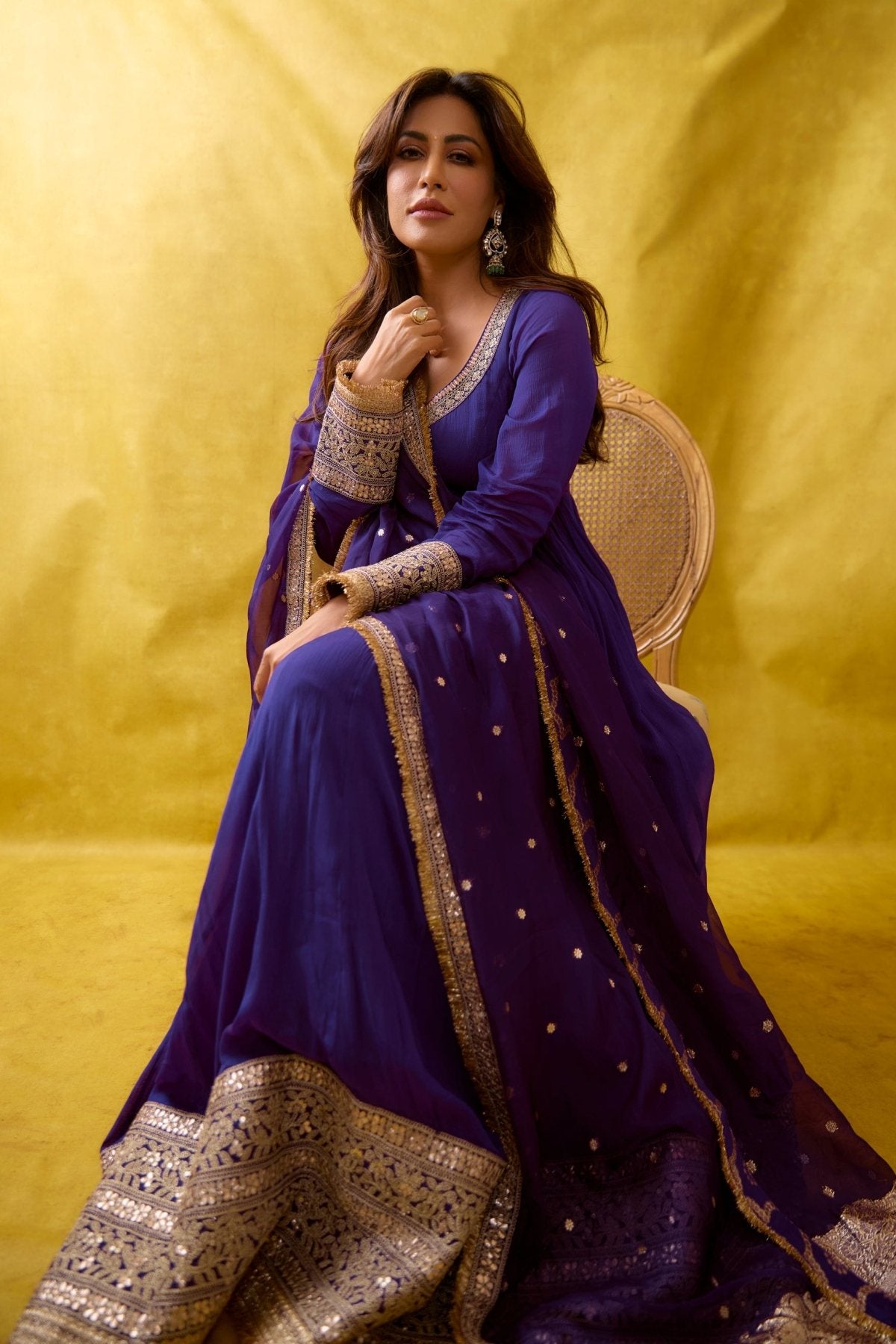 Chitrangada Anarkali Set
