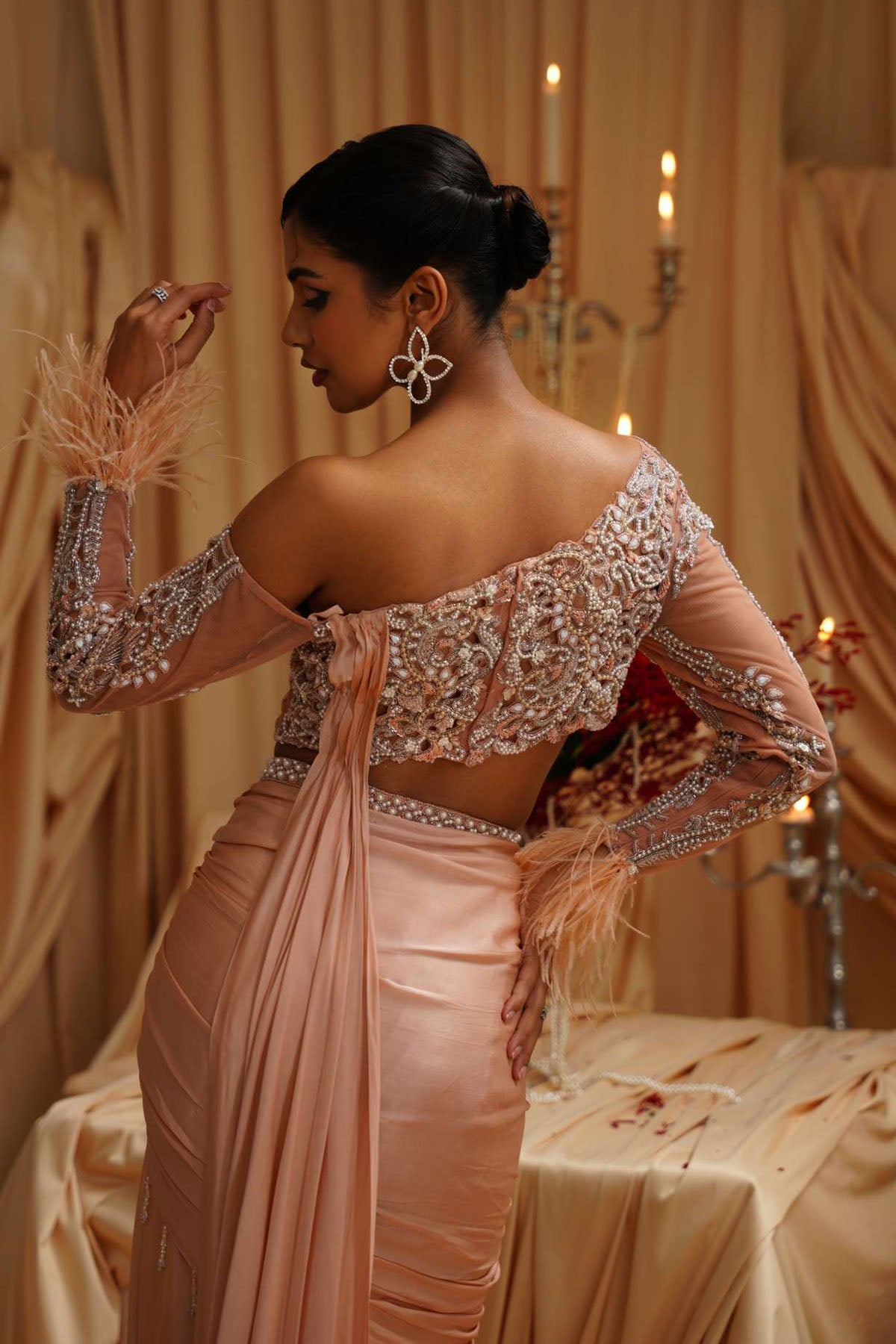 Clara Drape Saree