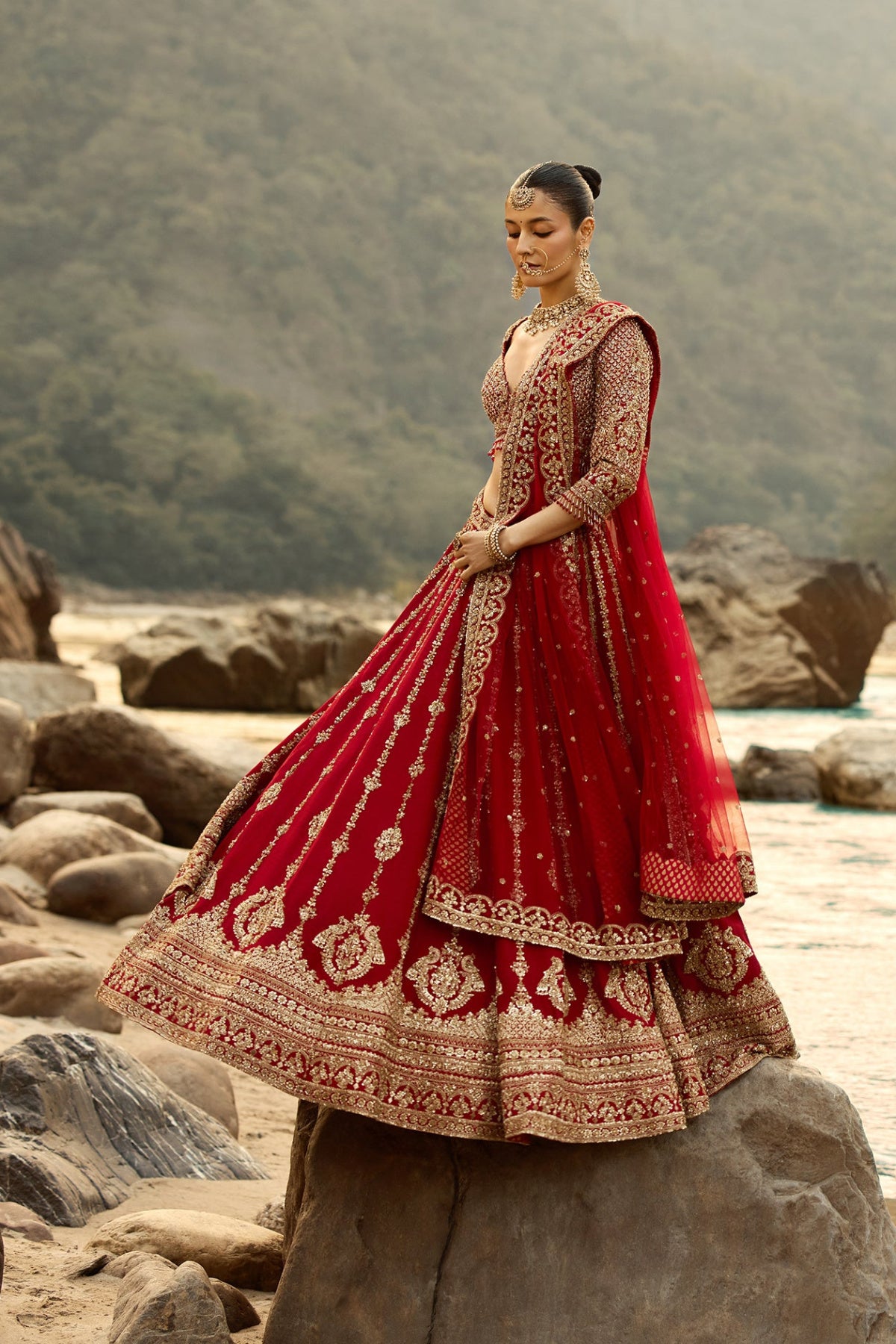 Crimson Royale Lehenga