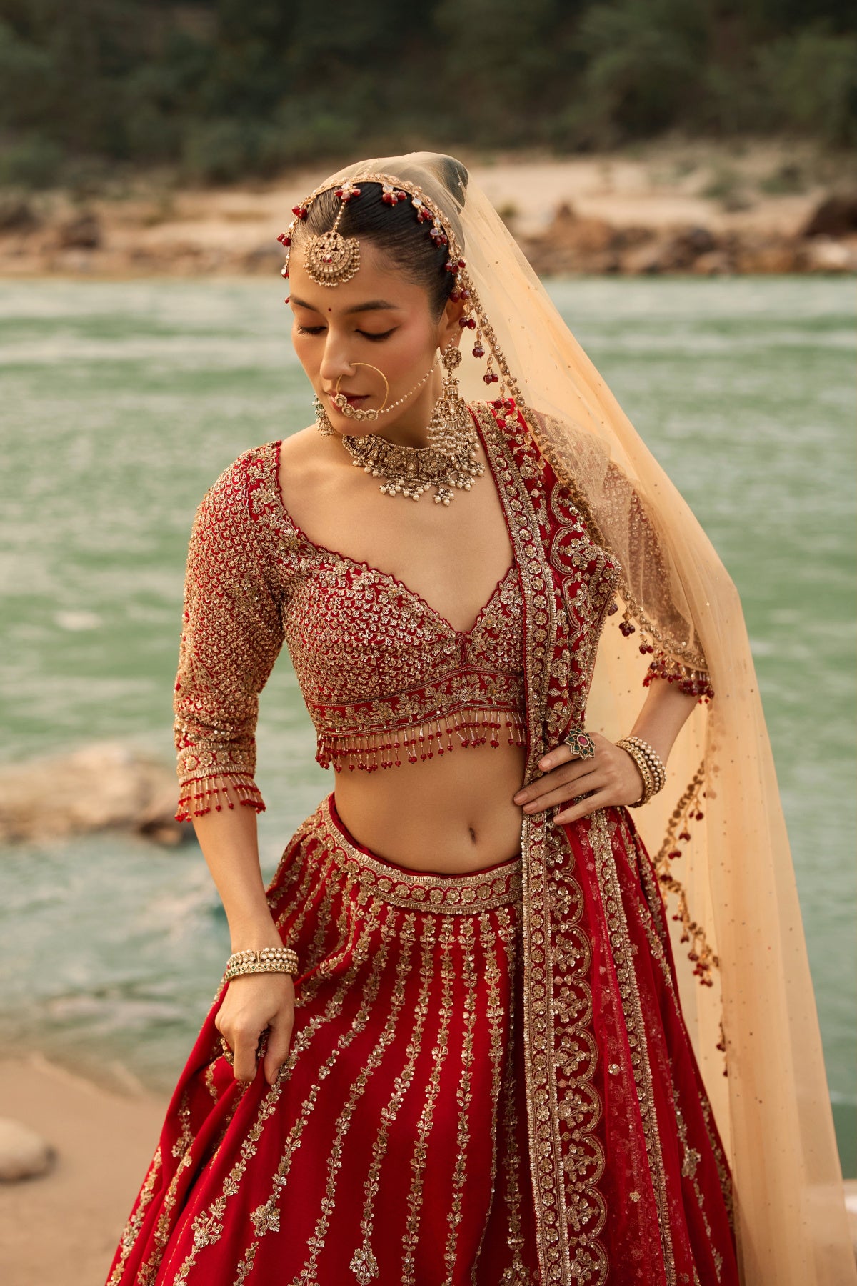 Crimson Royale Lehenga